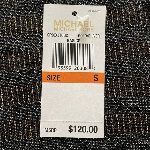 Michael Kors black/silver/gold size small dress - Picture 7 of 9
